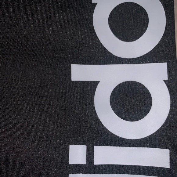 Adidas biker shorts size xl spandex. Will fit 14-18 - Picture 2 of 4